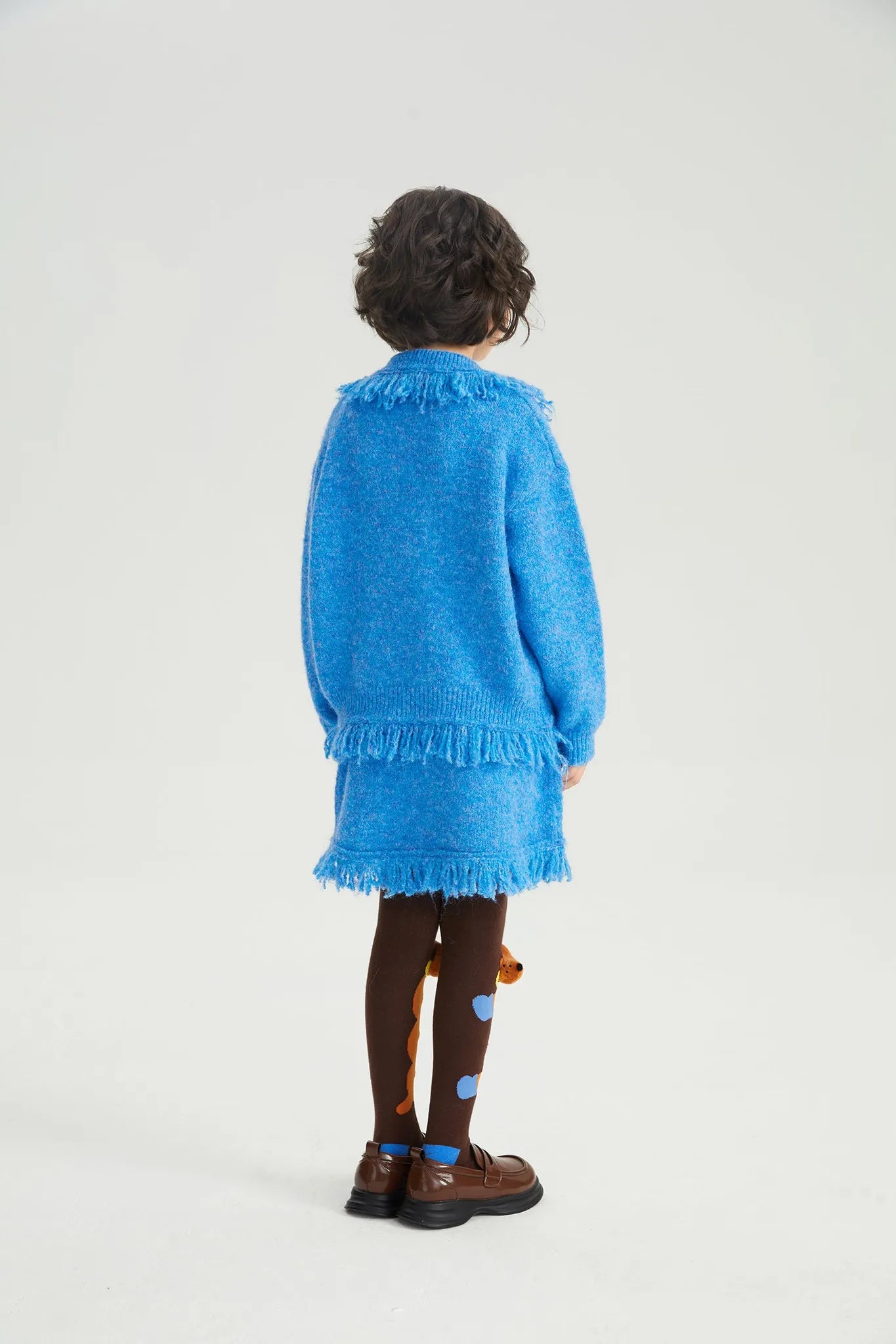 Twisted Bread Dog Alpaca-Feel Knit Sweater