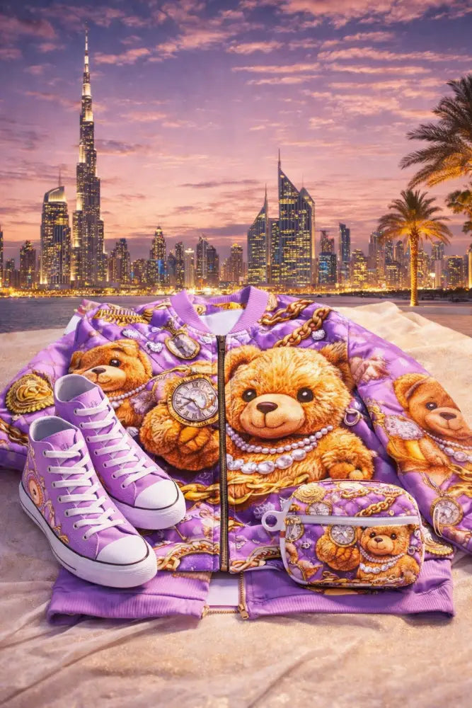 CGE Couture Teddy Bundle – Luxury Teddy Fashion & Accessories Set - CUT-SEW