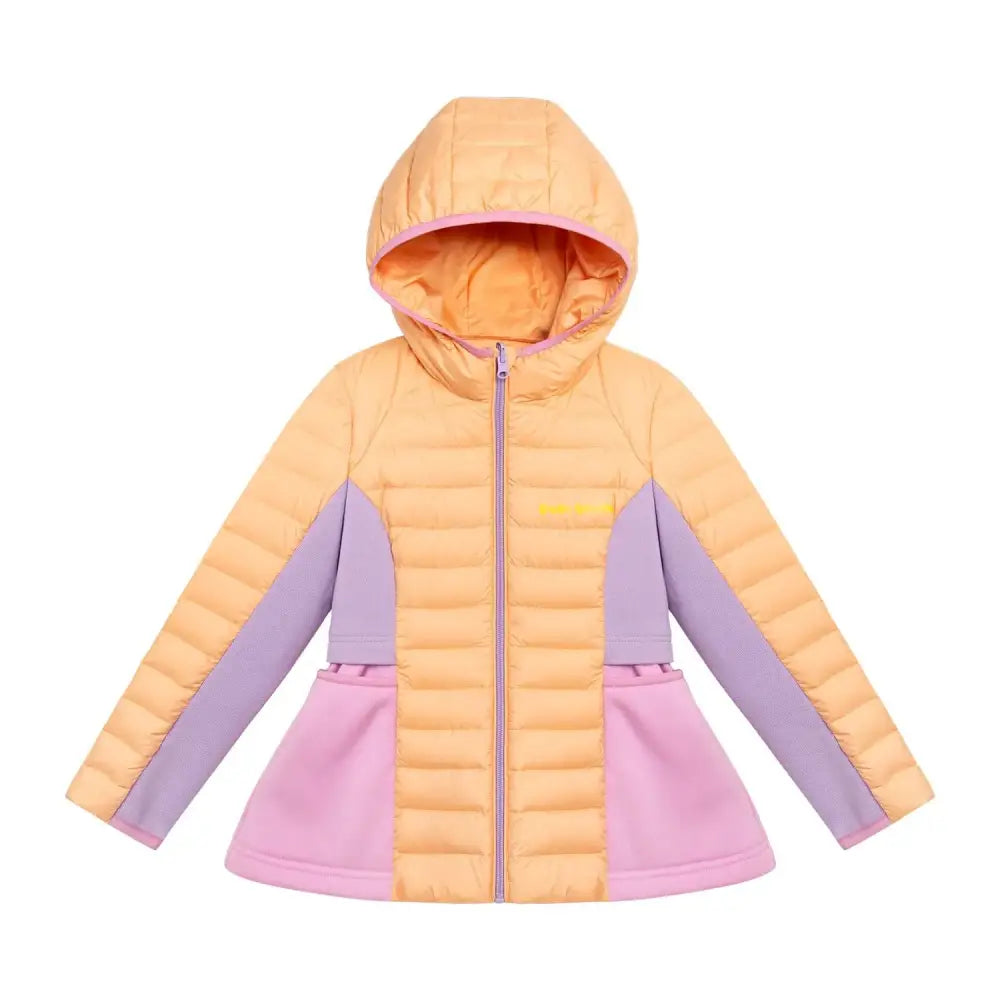 Colorblock Lightweight Down Jacket - 110cm / Pink